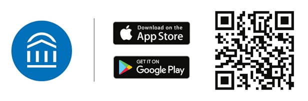 Get the Navigate App in the Apple App store or Google Play store. Scan code included.